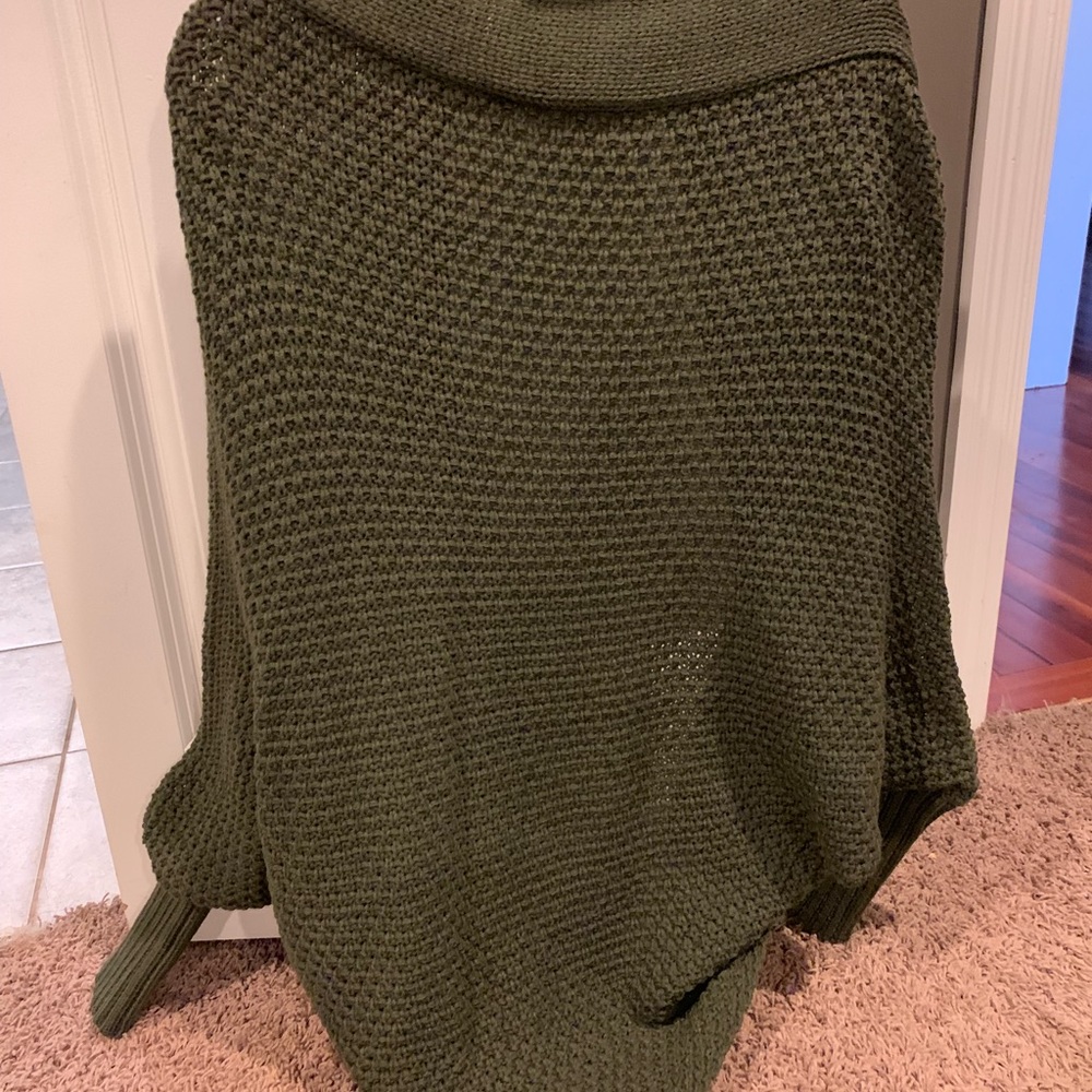 Dark green cardigan